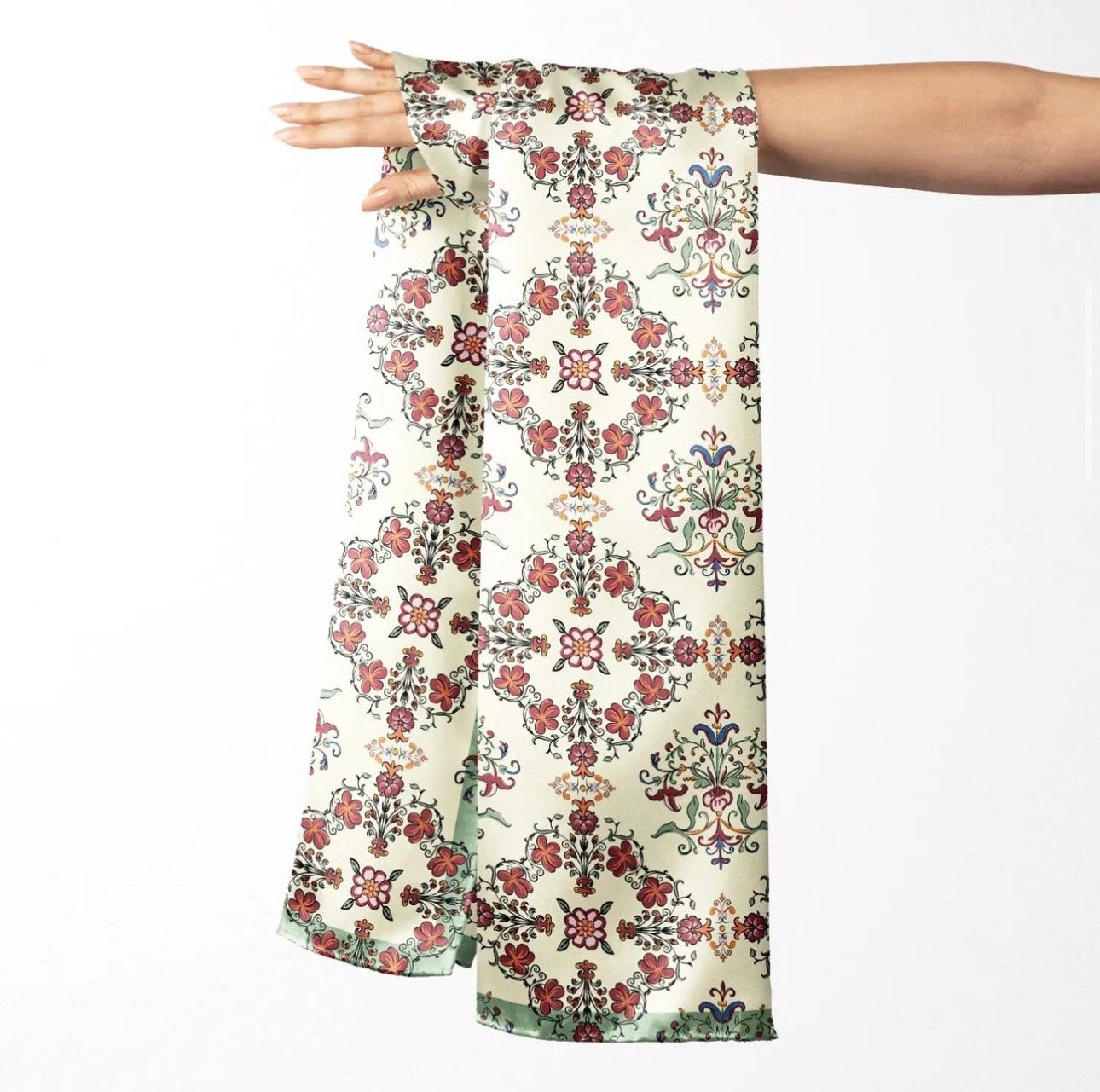 Green Garden Satin
